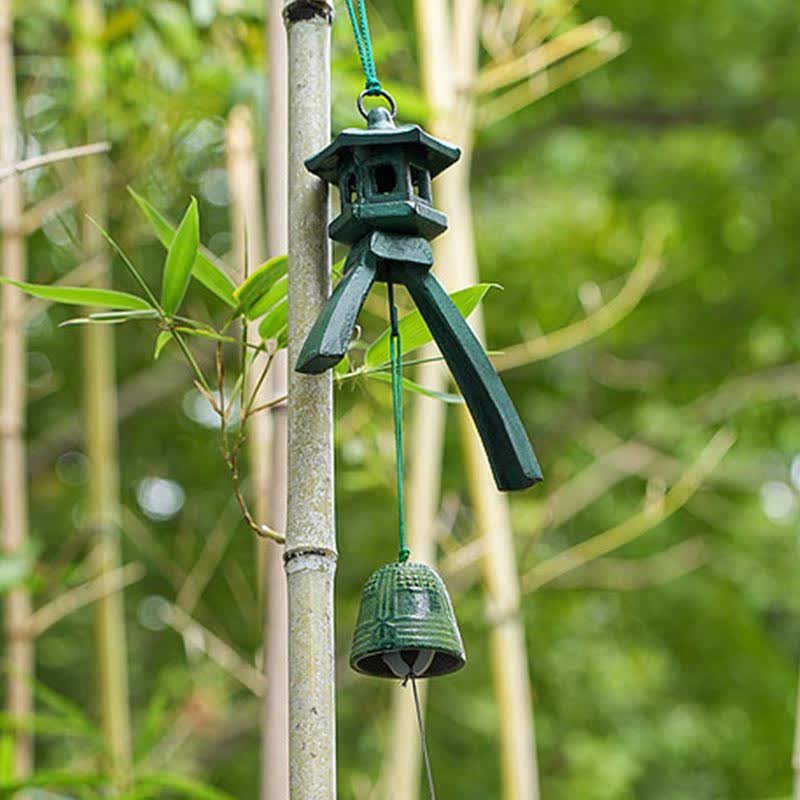 75cm Handmade Auspicious Iron Wall Hanging Chime Bell