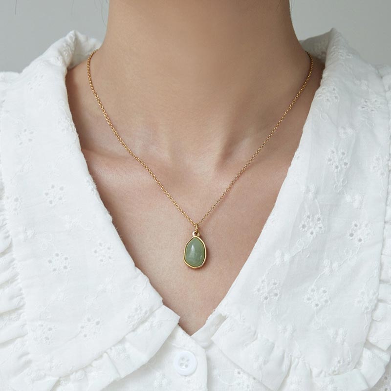 Natural Rose Quartz Necklace Pendant for Unconditional Love & Healing