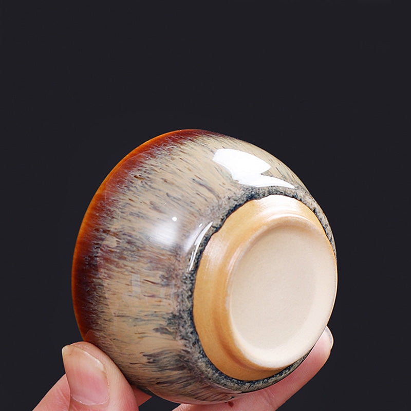 Ceramic 12 Chinese Zodiac Teacup 73ml for Tea Ritual