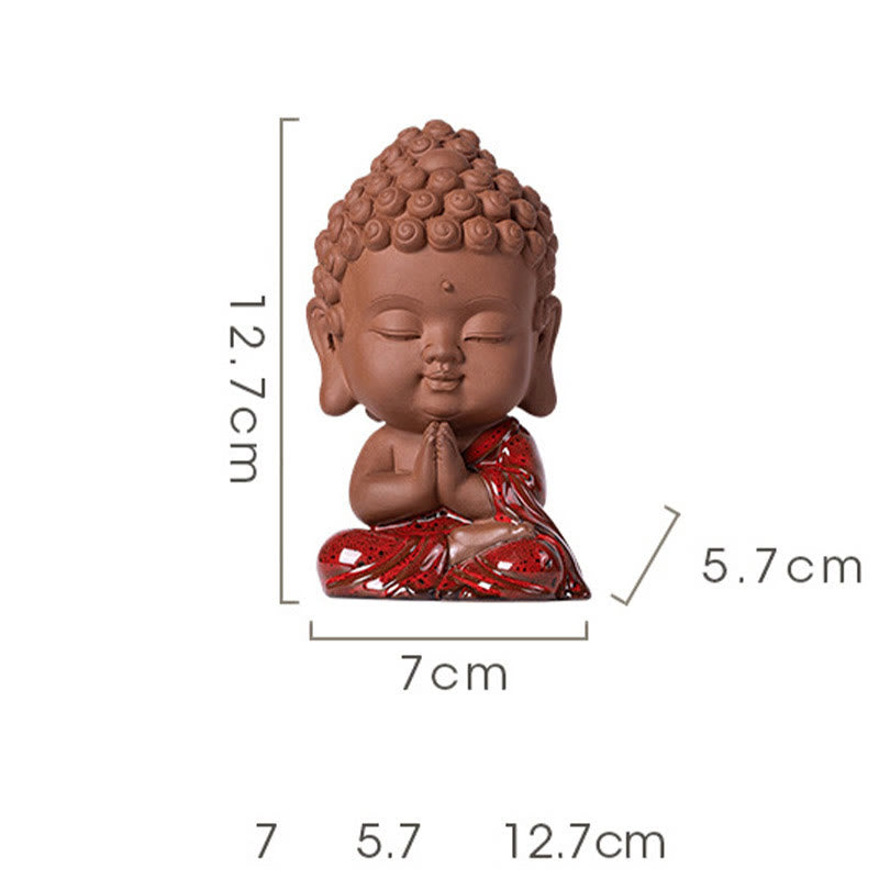 Ceramic Buddha Statue Set | Mini Gautama & Bodhisattvas
