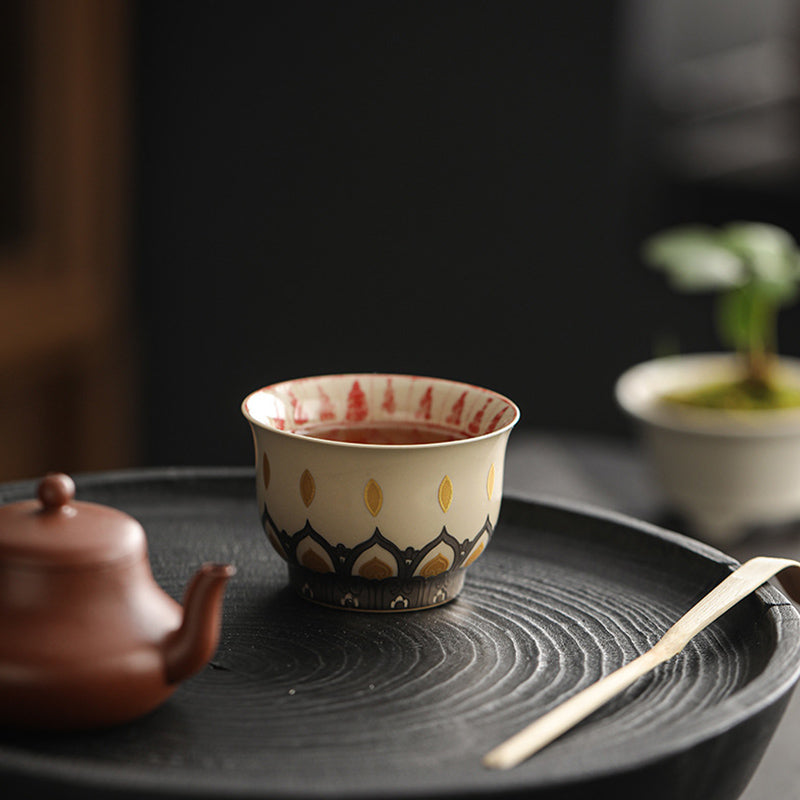 Ceramic Chinese Tea Cup 100ml Dunhuang Thousand Buddhas