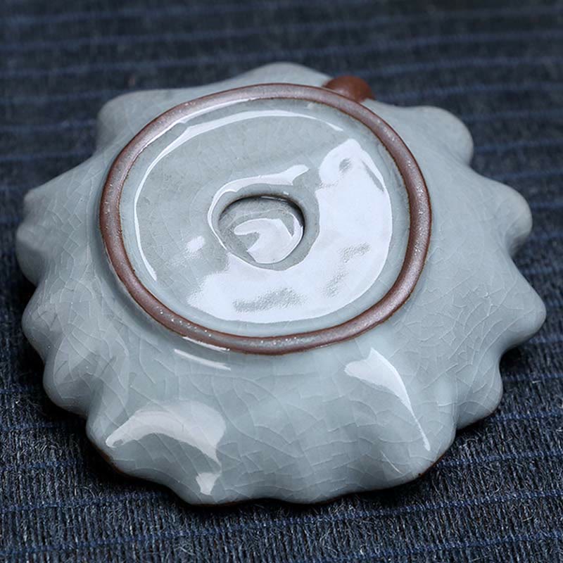 Ceramic Lotus Backflow Incense Burner for Meditation