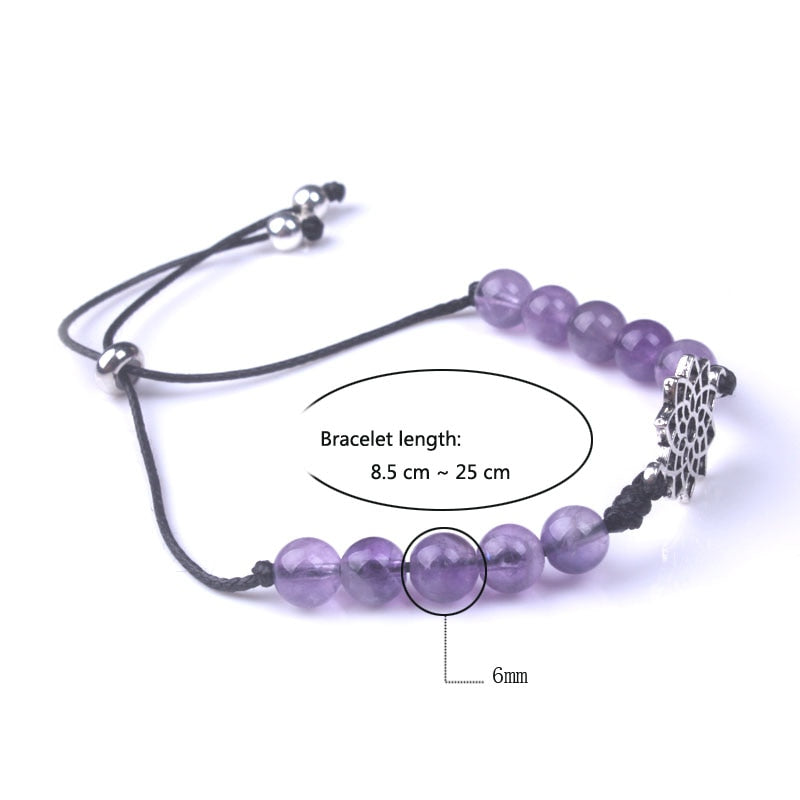 7 Chakra Natural Stone Bracelet for Balance and Harmony