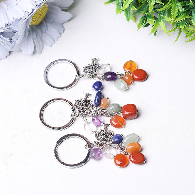 Chakra Key Chain Spiritual Jewelry for Energy Balance