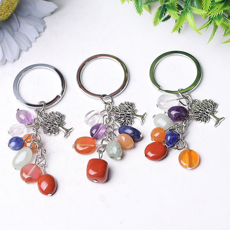 Chakra Key Chain Spiritual Jewelry for Energy Balance