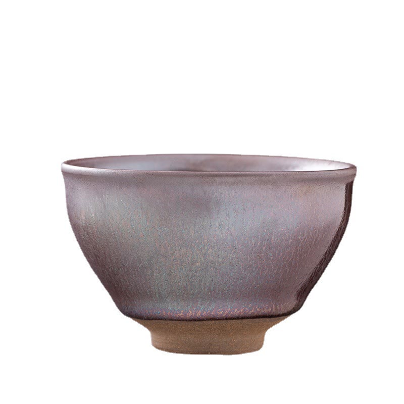 Chinese Pink Gold Jianzhan Porcelain Tea Cup 135ml