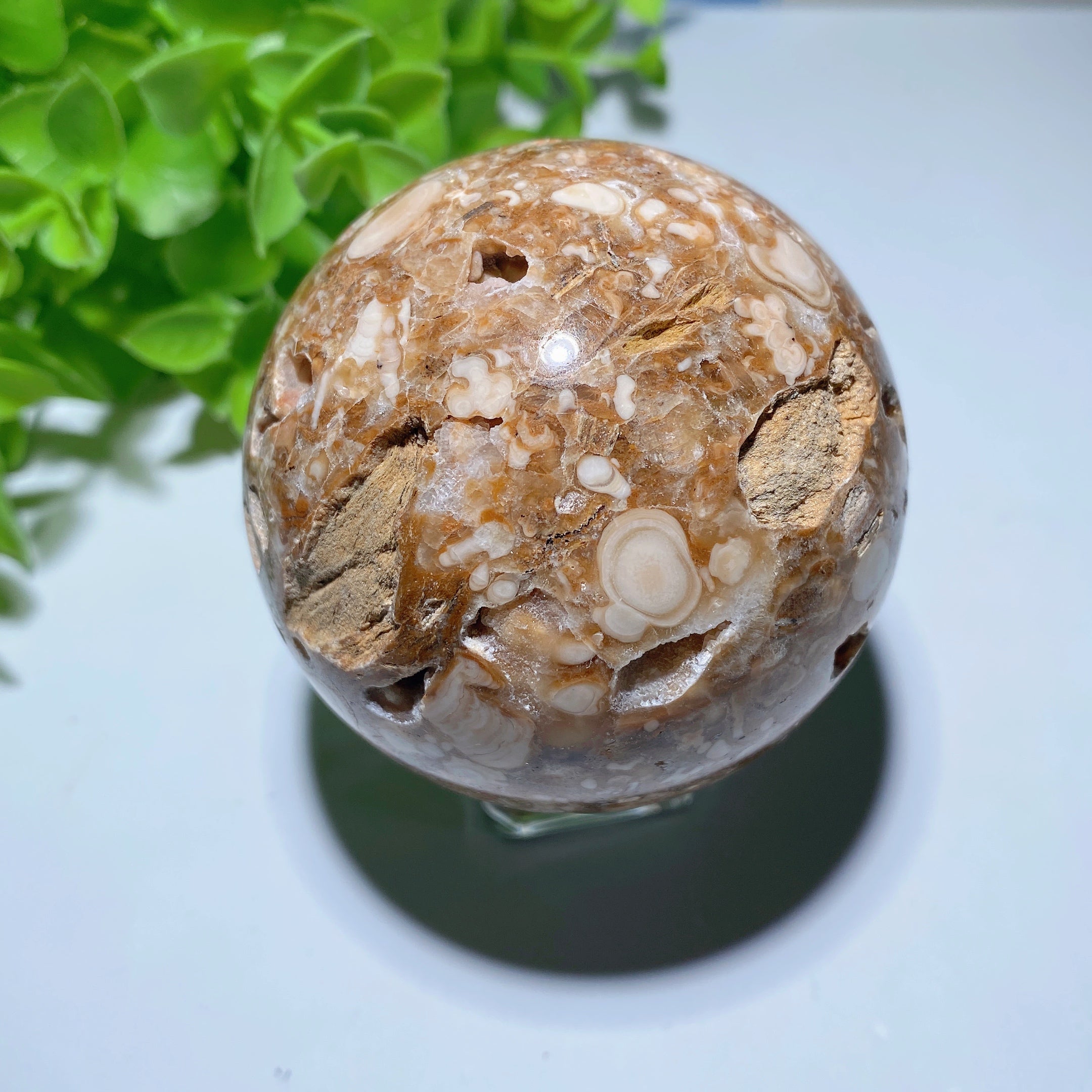 Chocolate Calcite Sphere 2-4 Inch Natural Healing Crystal