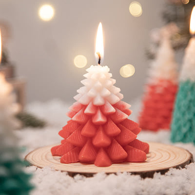 Christmas Tree Scented Soy Wax Candle for Spiritual Cleansing