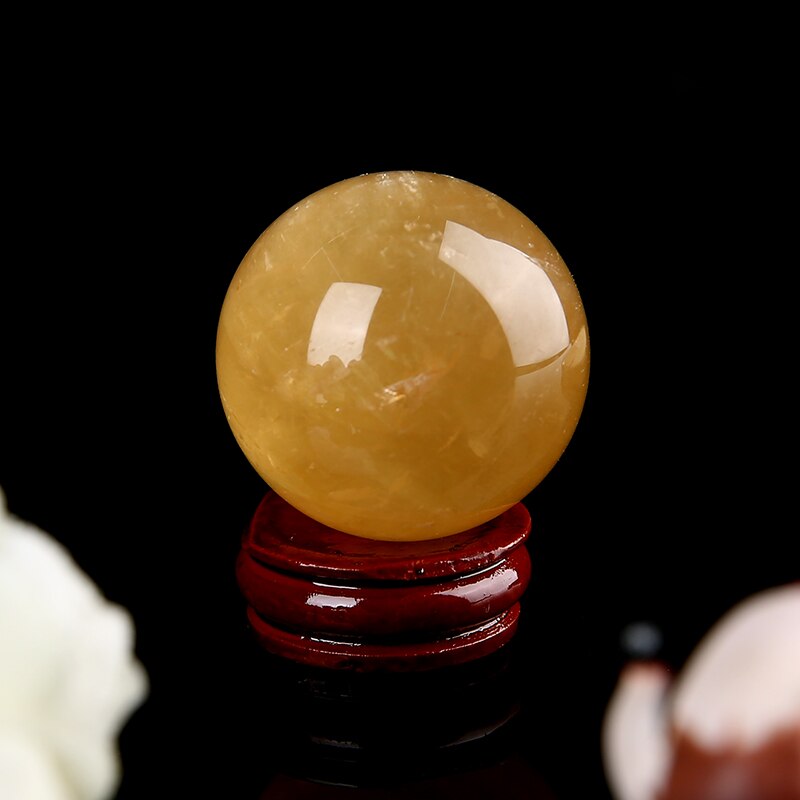 Citrine Sphere - Manifest Joy and Clarity