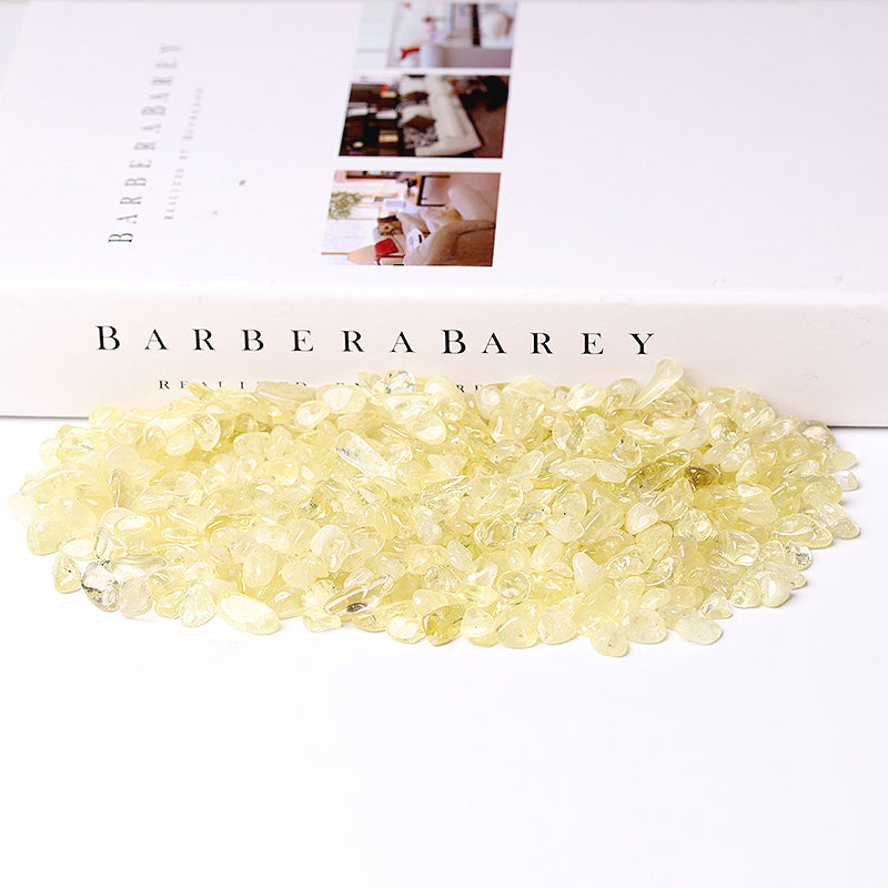 Citrine Chips Raw Crystals 5-9mm Decorative Stones