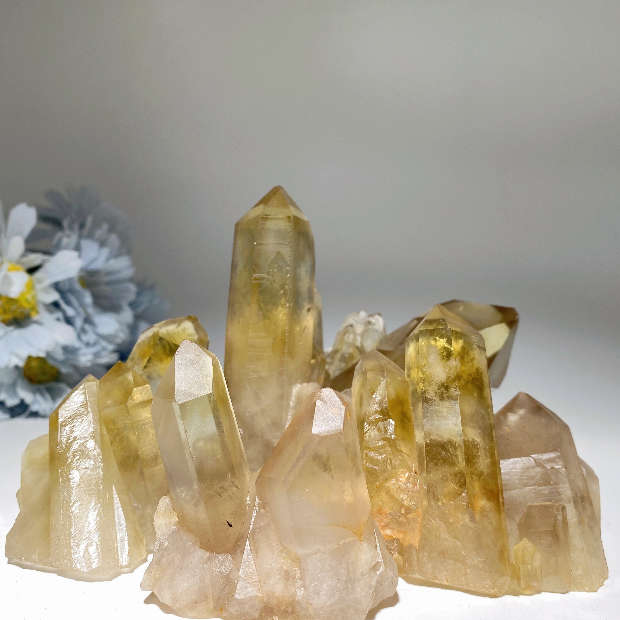 Citrine Crystal Clusters 2-4 Inch Healing Stones