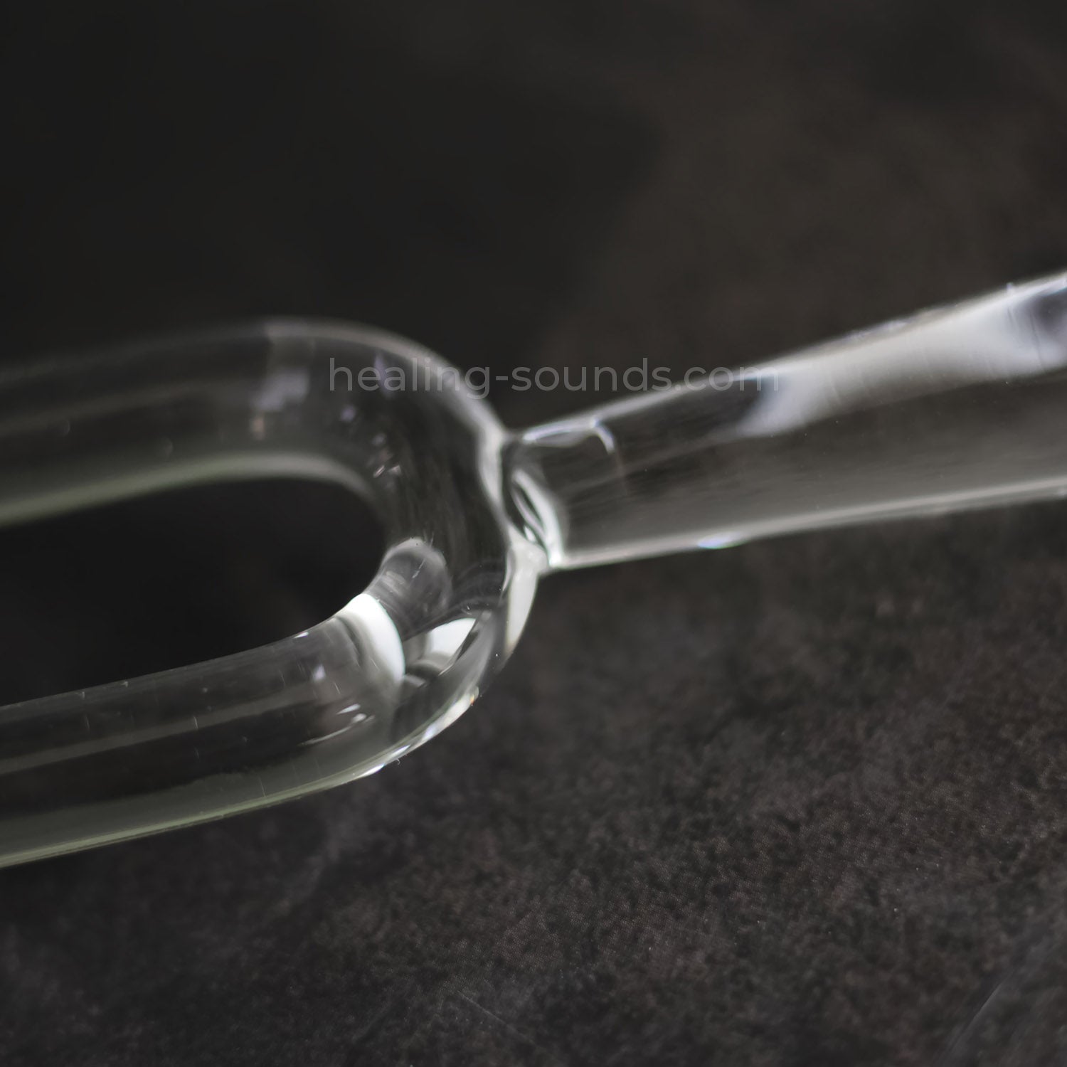 432 Hz Clear Crystal Tuning Fork Set with Box - 8pc - 10 mm/20 mm