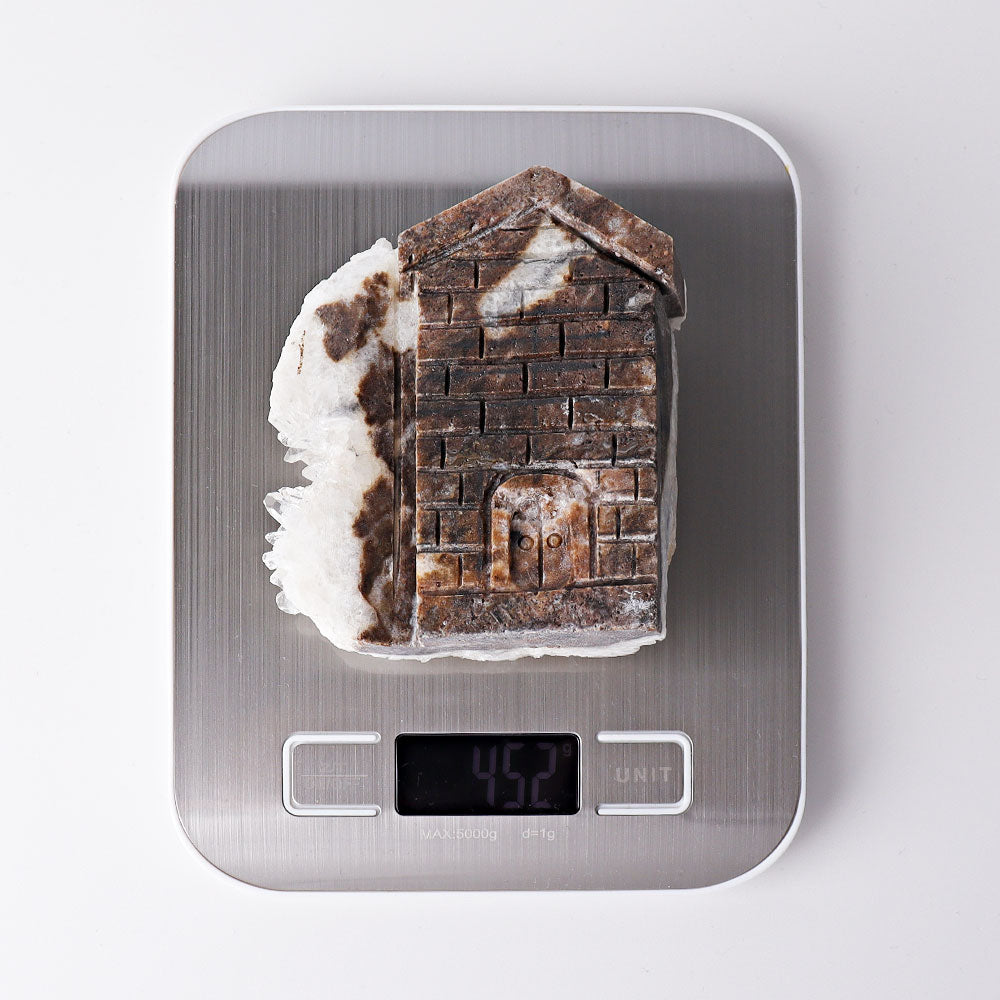 Clear Quartz Cluster House 2.3-4.5 Inch Spiritual Decor