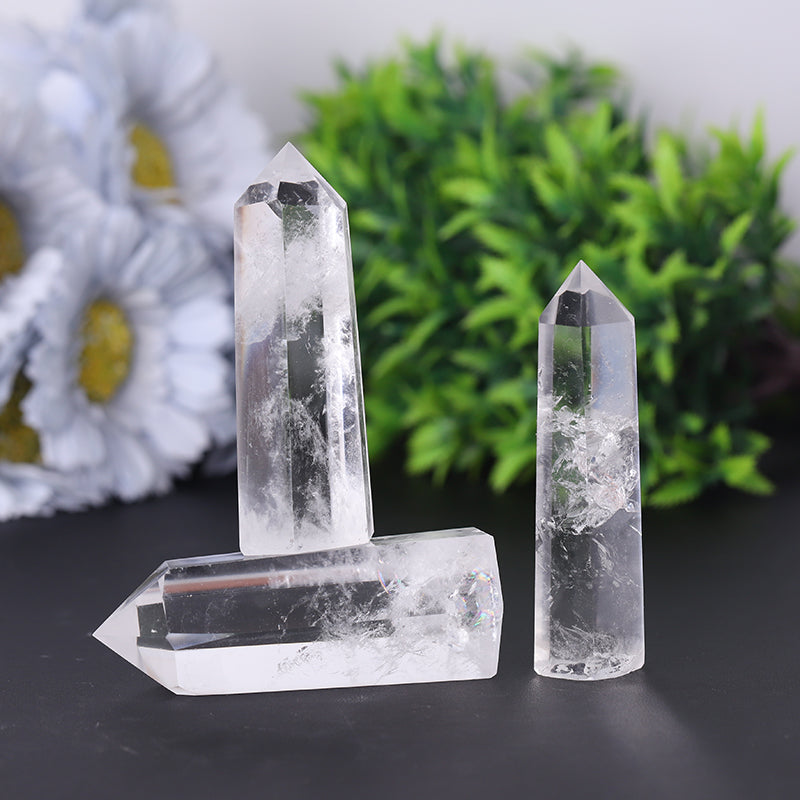Clear Quartz Crystal Tower 2.4-4.5 inch Healing Point