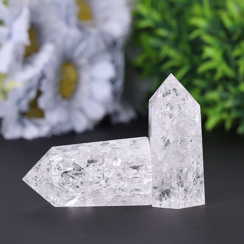 Clear Quartz Point Crystal Tower 2-4 Inch Healing Energy