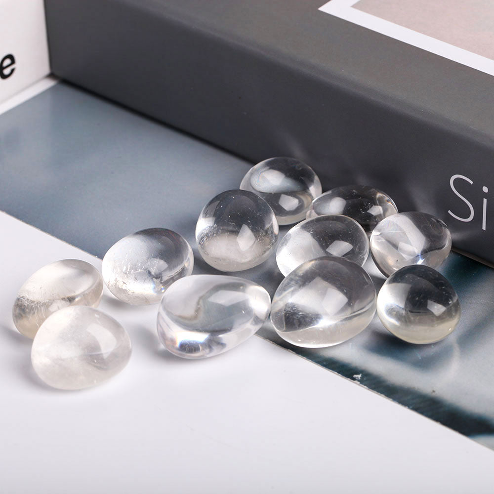 Clear Quartz Tumbled Stones 2.5-3cm Polished Crystals