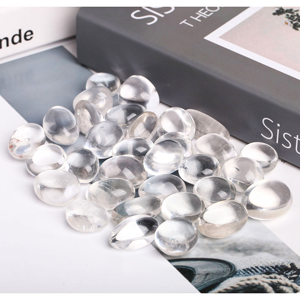 Clear Quartz Tumbled Stones 2.5-3cm Polished Crystals