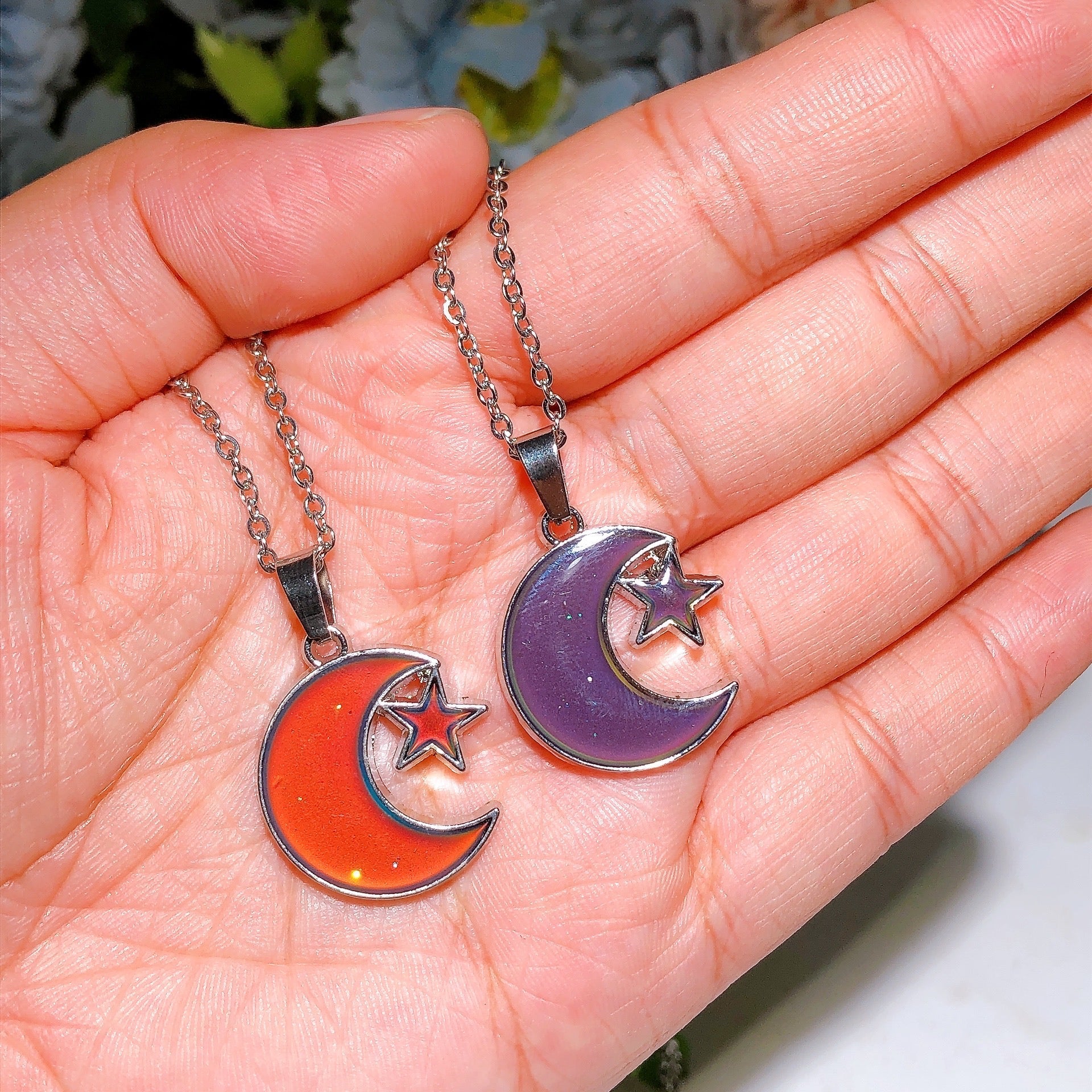 Color Changing Yin Yang Ring and Necklace for Healing and Balance