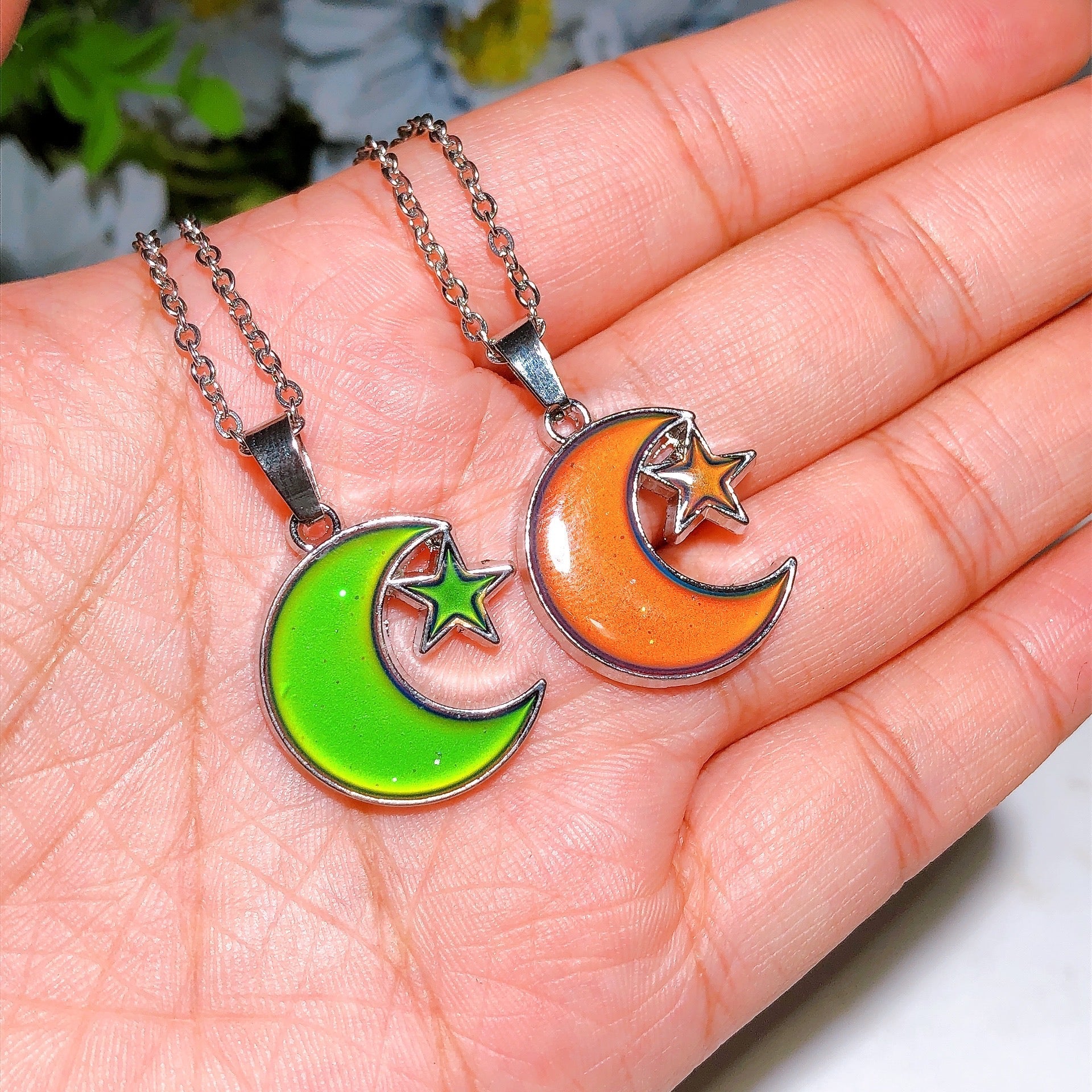 Color Changing Yin Yang Ring and Necklace for Healing and Balance