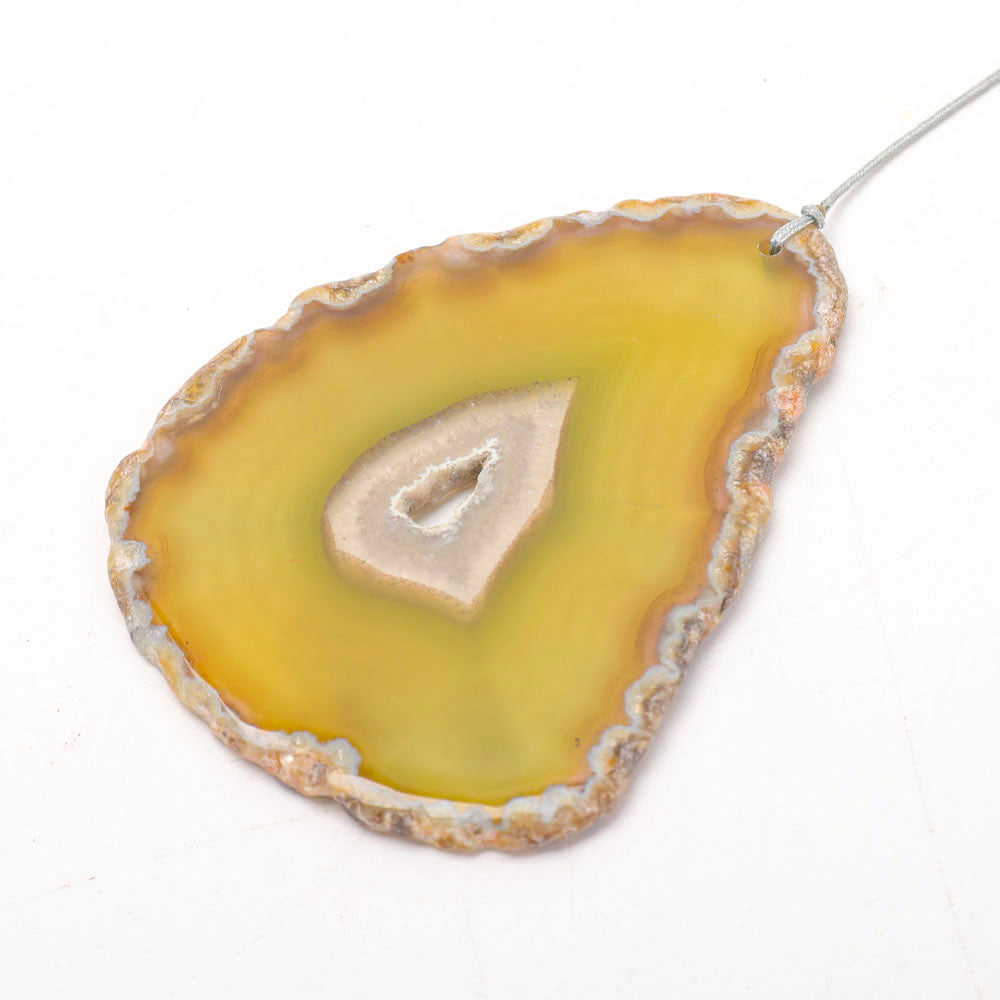 Colorful Agate Wind Chimes 40cm Crystal Decor