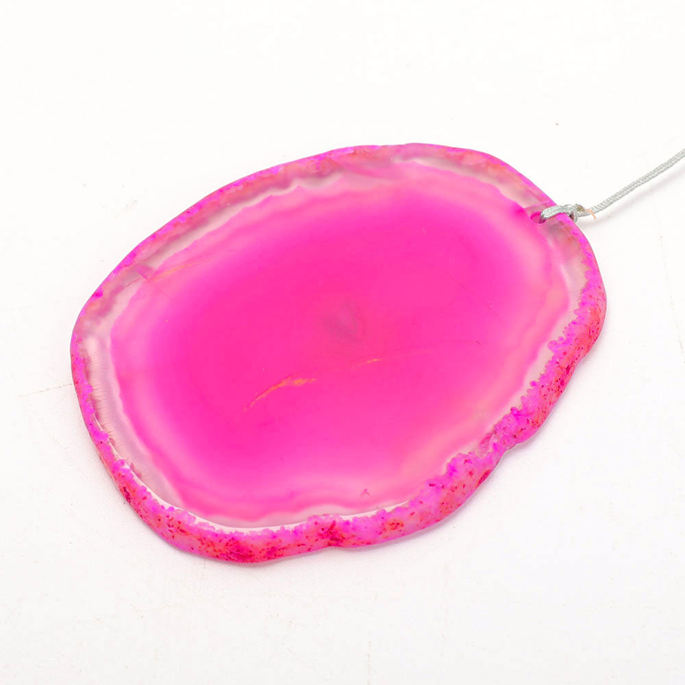 Colorful Agate Wind Chimes 40cm Crystal Decor