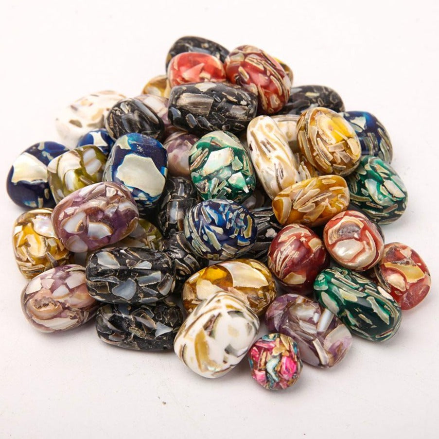 Colorful Mixed Tumbled Stones 1.5-2.5cm Polished Crystals