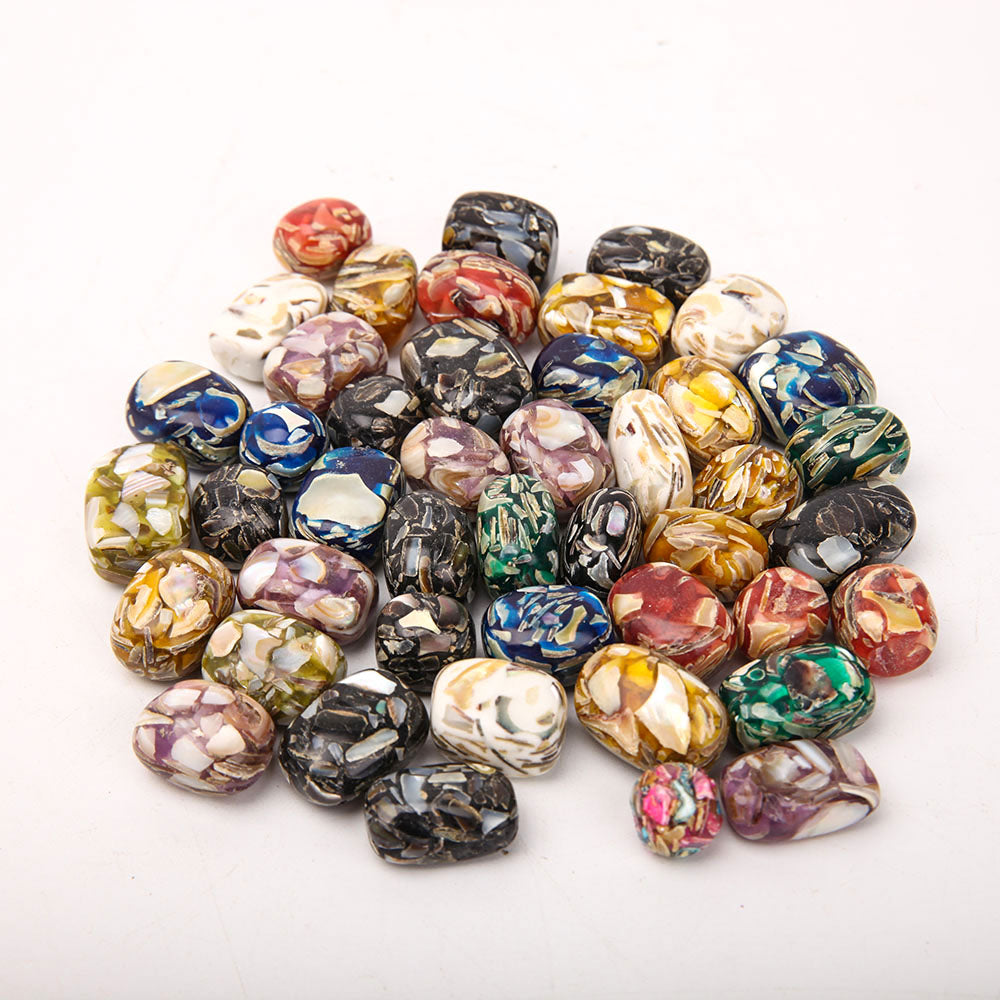 Colorful Mixed Tumbled Stones 1.5-2.5cm Polished Crystals