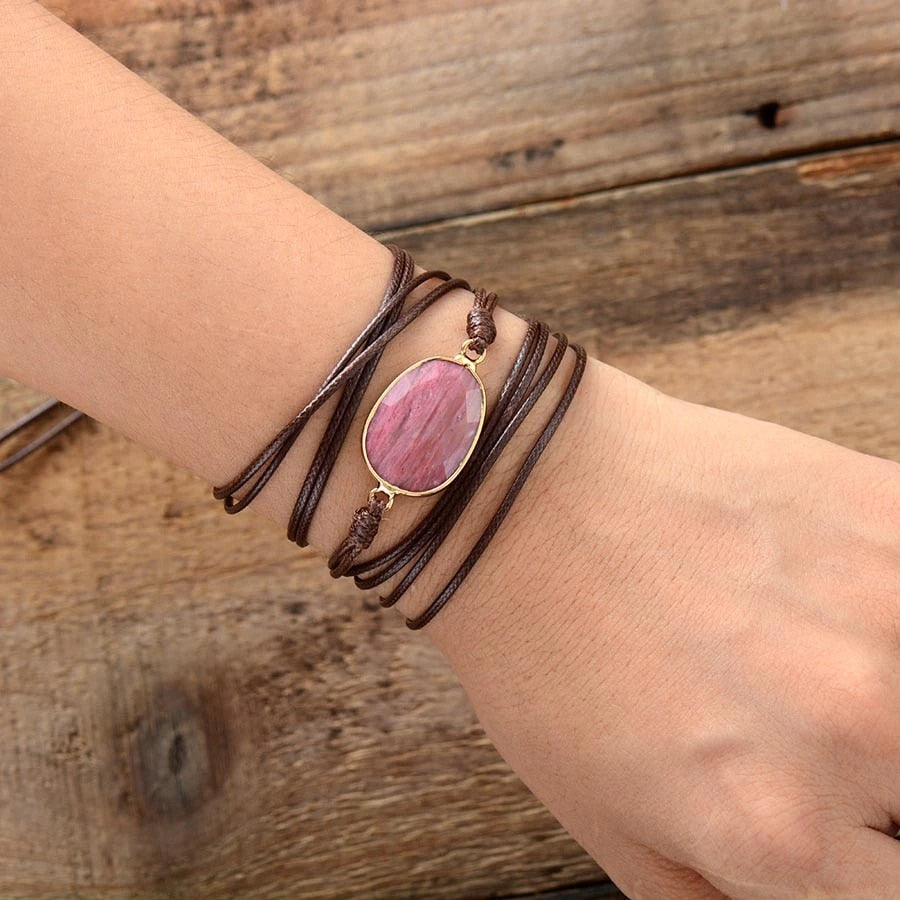 Compassionate Rhodonite Bracelet