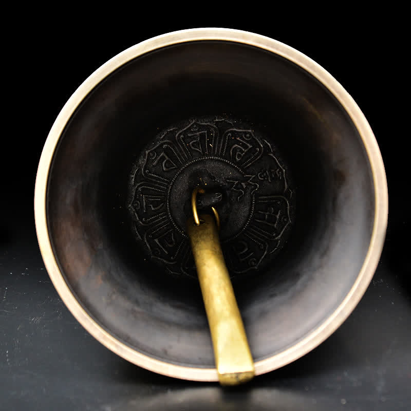 Copper Buddha Dragon Wind Chime Bell 15.5x20.5cm Zen Decor