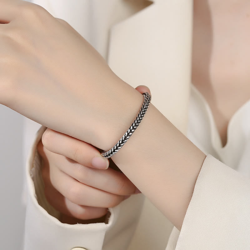 Copper Dragon Bracelet with Vintage Keel Design for Wealth