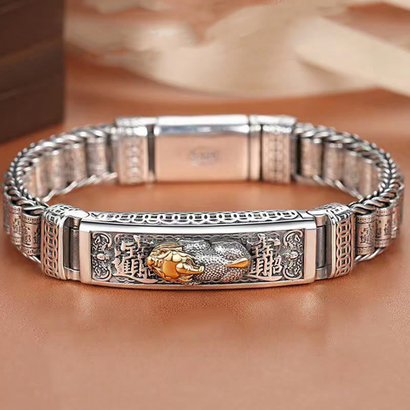 Copper Pi Xiu Prayer Wheel Pixiu Bracelet 7.1in 18cm
