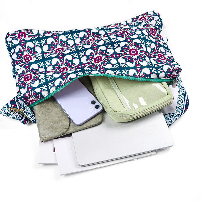 Cotton Crossbody Bag for Yoga | Durable Shoulder Bag 43cm