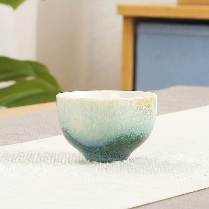 Creative Green Ceramic Kung Fu Tea Cup 140ml