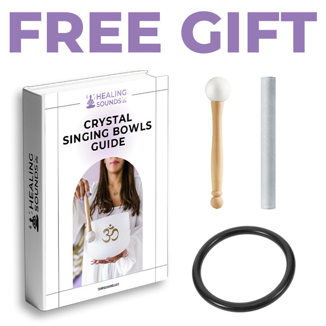 Free Gift: Mallets + Crystal Bowl Ebook Guide + O-Ring