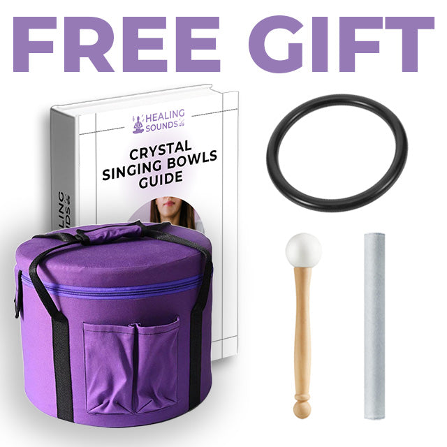 Free Gift Set Bags Mallets Crystal Bowl Guide O Rings