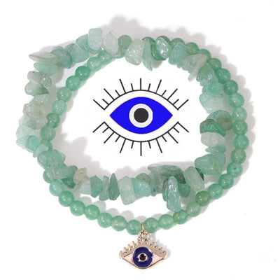 Crystal Evil Eye Bracelets for Protection