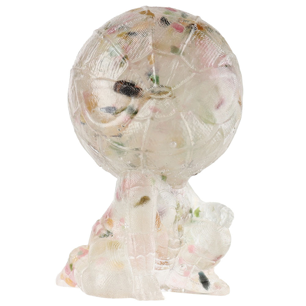 Crystal Figurine Spider Man Style in Tiger's Eye Stone