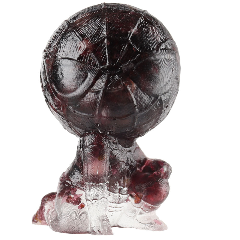 Crystal Figurine Spider Man Style in Tiger's Eye Stone