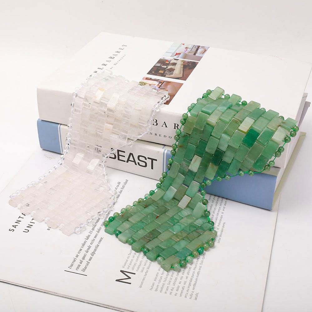 Crystal Healing Blindfold - 23cm Crystal Meditation Mask