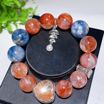 Crystal Healing Bracelet 10-16mm Beads for Spiritual Balance