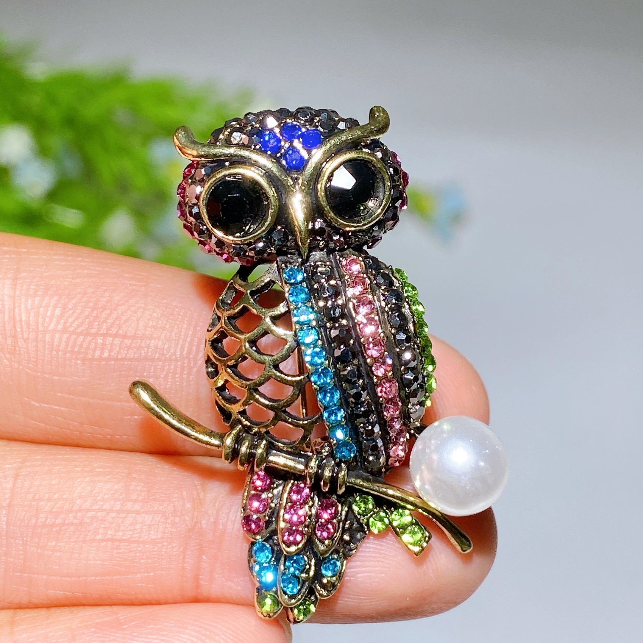 Crystal Healing Brooch 30-92mm Healing Crystal Pin