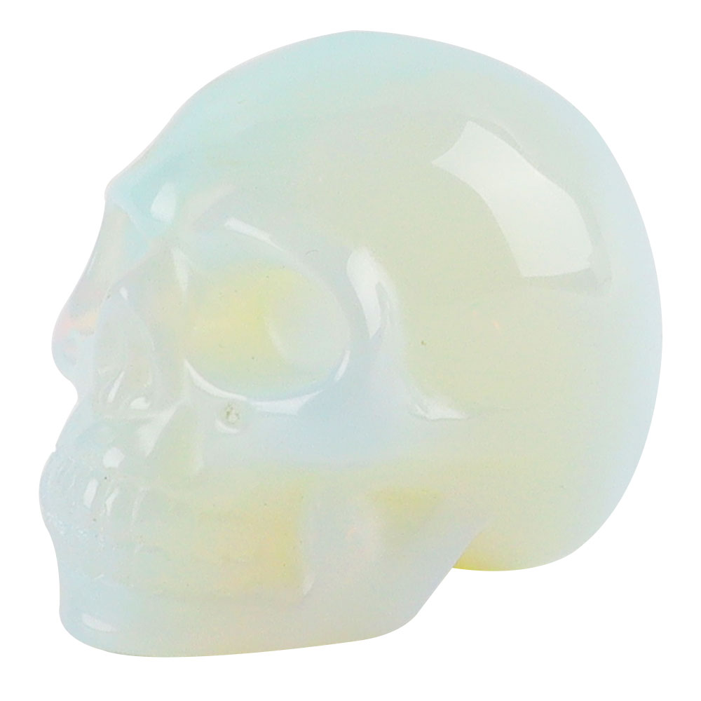 Crystal Skull Figurine Carving 1.7-2.5 inch Home Decor