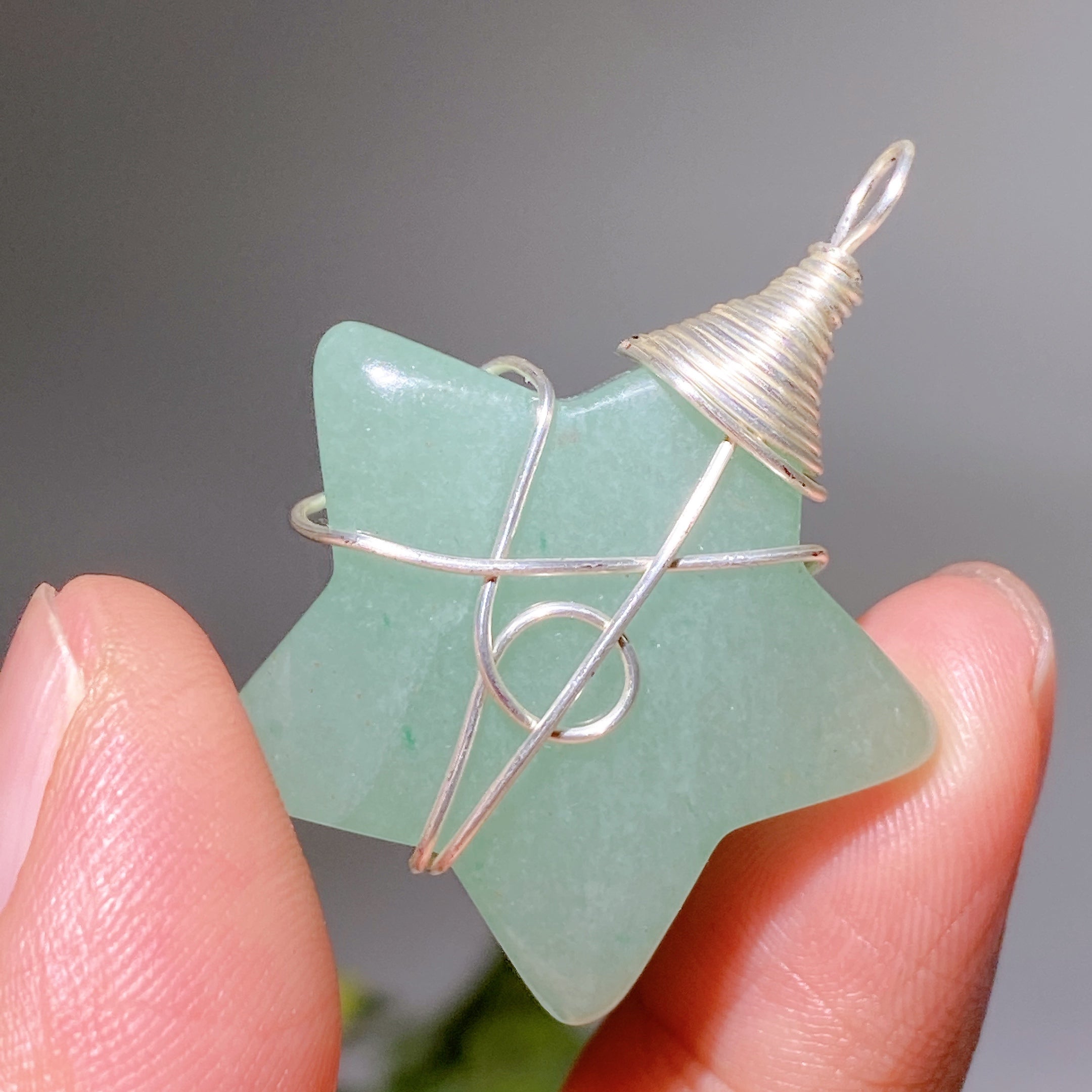 Crystal Star Pendant with Black Cord Necklace