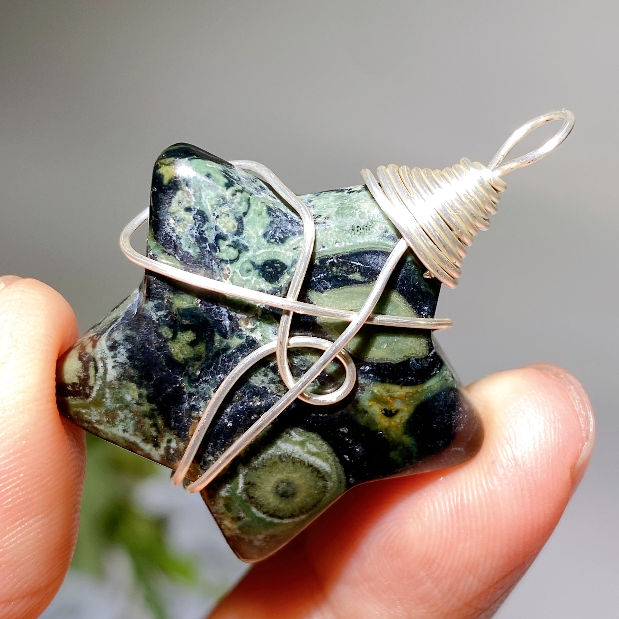 Crystal Star Pendant with Black Cord Necklace