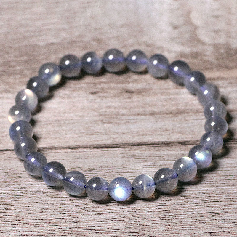 8mm Moonstone Bracelet for Calm and Positive Energy