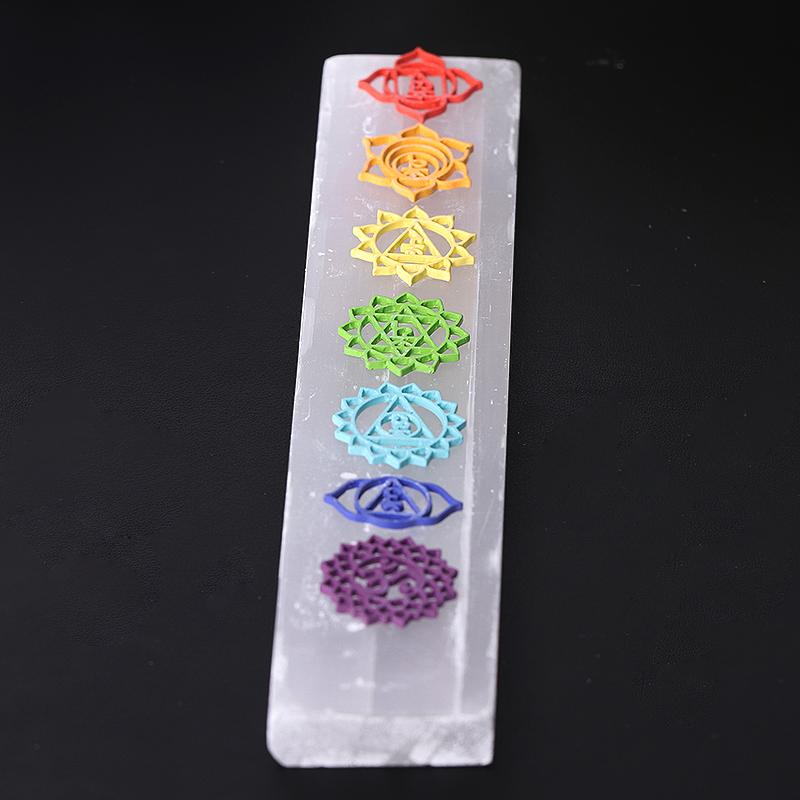 8 Calming Selenite Crystal Wand - Peace