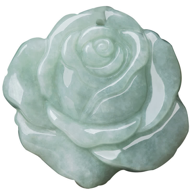 Lotus Jade Necklace for Prosperity & Abundance
