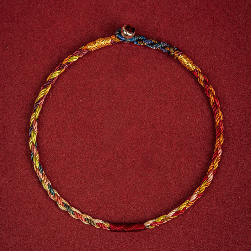 Five Color Red String Bracelet for Luck & Protection