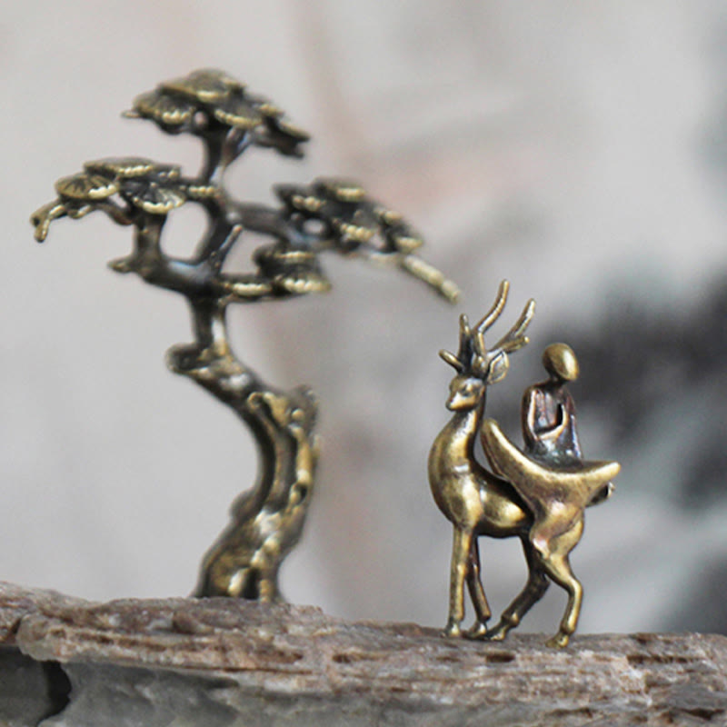 Mini Buddha Statue Set | Metal Meditation Monk Décor