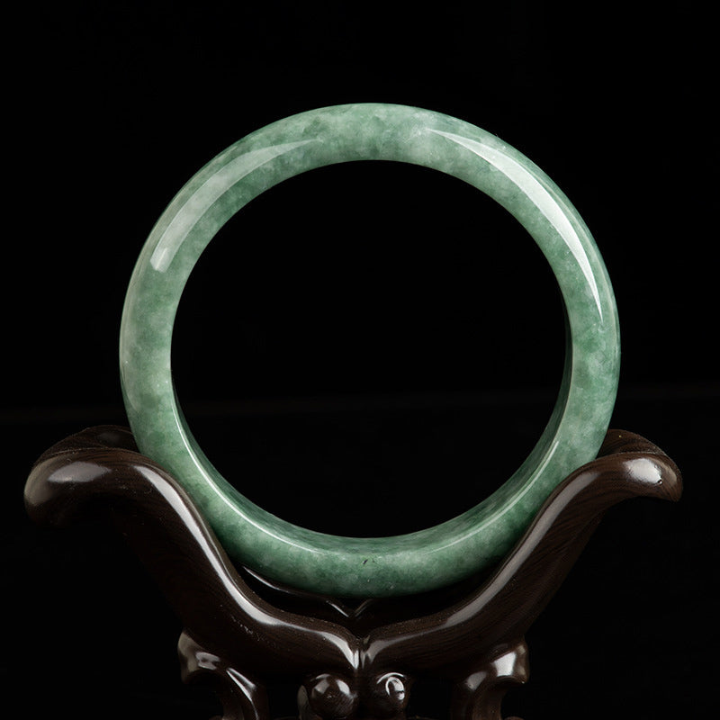 Natural Jade Luck Wealth Bangle Bracelet 58mm
